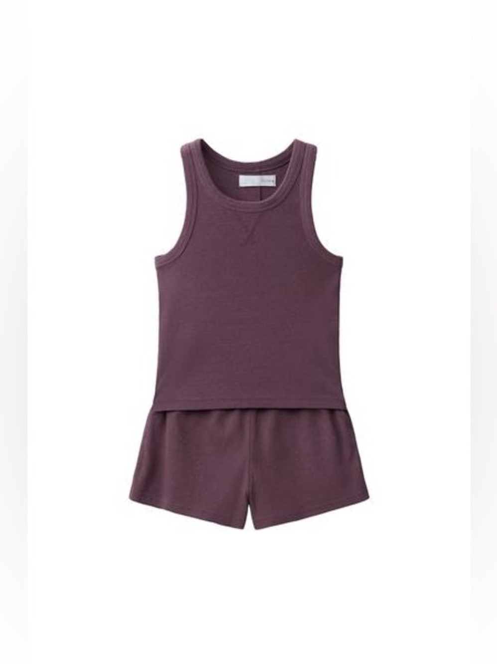 NWT Zara Kids Sleeveless Tank and Shorts Set - Plum